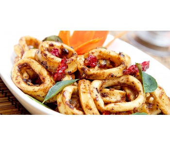 Mực nướng saté