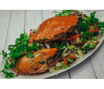 Miến xào cua - Một con cua